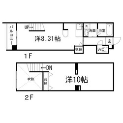 ラ・クラッセ竹下の物件間取画像